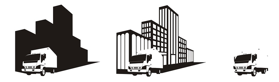 Moving Trucks, Commercial Buildings